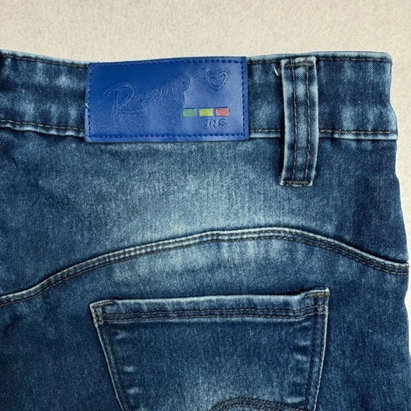 Ramp Stretch Skinny Jeans Womens Size 30 Acid Blue Wash Mid Rise - Picture 11 of 11